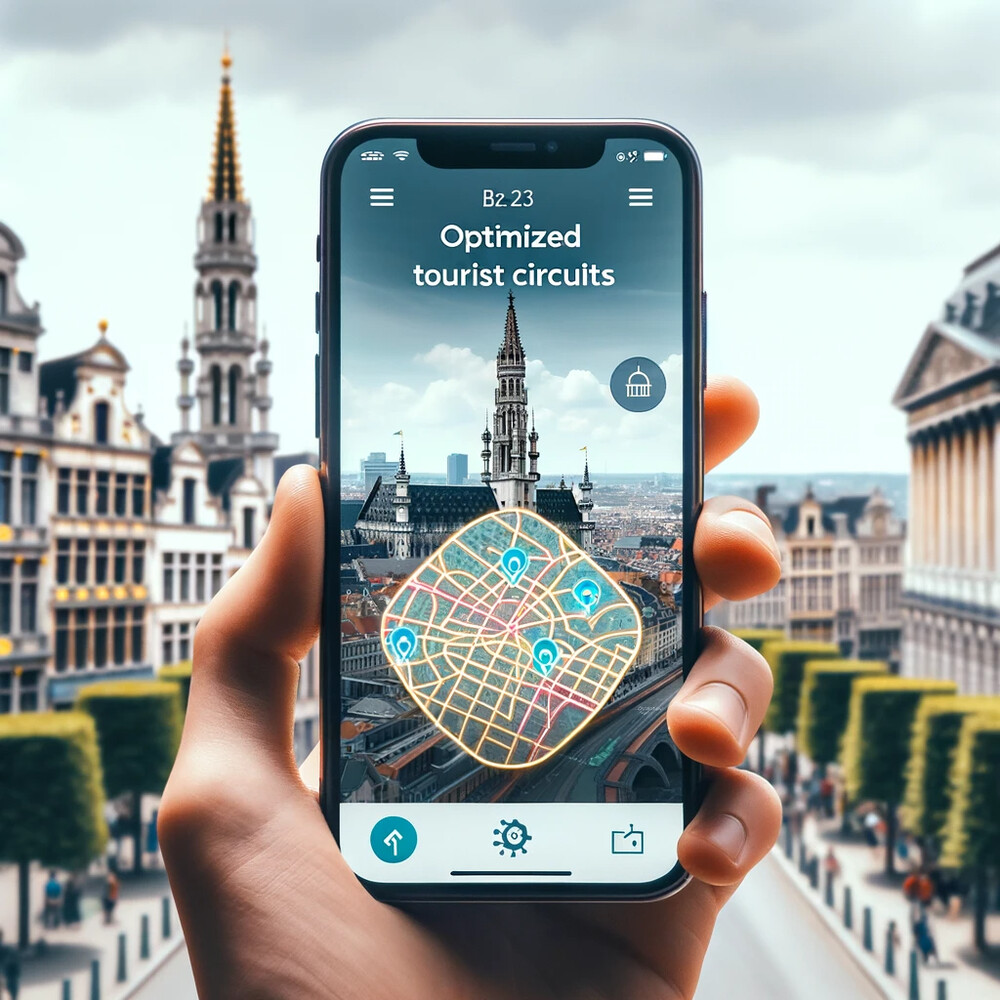 Application générant des circuits touristiques