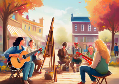 Application pour les artistes locaux